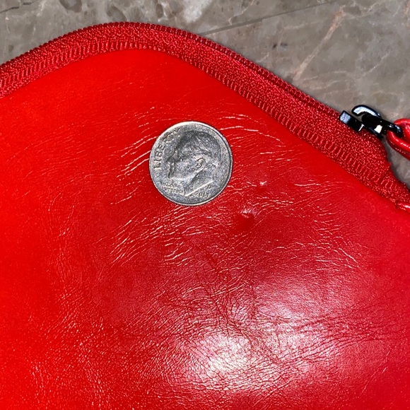 Betsey Johnson Lip-Shaped Red Wristlet - Picture 7 of 8